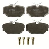 Image de TRW GDB1155 Jeu de plaquettes de frein non préparé pour l'indicateur d'usure, avec vis d'étrier de frein, avec accessoires