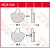 Image de TRW MCB548 Jeu de plaquettes de frein