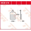 Image de sbs 109HF Jeu de plaquettes de frein