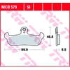 Image de TRW MCB579 Jeu de plaquettes de frein