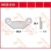 Image de TRW MCB619 Jeu de plaquettes de frein