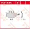 Image de TRW MCB625SI Jeu de plaquettes de frein