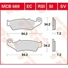 Image de TRW MCB669 Jeu de plaquettes de frein