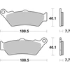 Image de sbs 674HF Jeu de plaquettes de frein