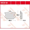 Image de TRW MCB68 Jeu de plaquettes de frein