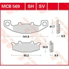 Image de TRW MCB569SH Jeu de plaquettes de frein