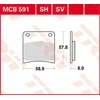 Image de TRW MCB591SH Jeu de plaquettes de frein