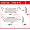 Image de TRW MCB682SV Jeu de plaquettes de frein