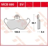 Image de TRW MCB680SV Jeu de plaquettes de frein