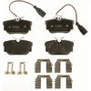 Image de TRW GDB1326 Jeu de plaquettes de frein contact de signal d'usure inclus, avec accessoires