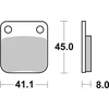 Image de TRW MCB510SI Jeu de plaquettes de frein