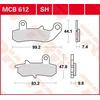 Image de TRW MCB612SH Jeu de plaquettes de frein
