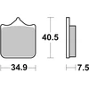 Image de TRW MCB721SV Jeu de plaquettes de frein