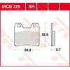 Image de TRW MCB725SH Jeu de plaquettes de frein