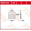Image de TRW MCB644EC Jeu de plaquettes de frein