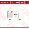 Image de TRW MCB535EC Jeu de plaquettes de frein