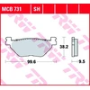 Image de TRW MCB731SH Jeu de plaquettes de frein