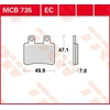 Image de TRW MCB735 Jeu de plaquettes de frein