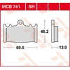 Image de TRW MCB741SH Jeu de plaquettes de frein