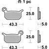 Image de TRW MCB750SI Jeu de plaquettes de frein