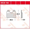 Image de TRW MCB766 Jeu de plaquettes de frein