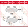 Image de TRW MCB582SH Jeu de plaquettes de frein