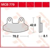 Image de TRW MCB779 Jeu de plaquettes de frein