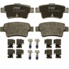 Image de TRW GDB1656 Jeu de plaquettes de frein non préparé pour l'indicateur d'usure, avec vis d'étrier de frein, avec accessoires