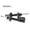 Image de RIDEX 854S1907 Amortisseur Essieu avant, Système bitube, Pression de gaz, Jambe de suspension, Collier en bas