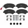 Image de TRW GDB1703 Jeu de plaquettes de frein contact de signal d'usure inclus, avec vis d'étrier de frein, avec accessoires