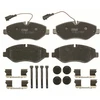 Image de TRW GDB3439 Jeu de plaquettes de frein contact de signal d'usure inclus, avec vis d'étrier de frein, avec accessoires