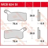 Image de TRW MCB824SI Jeu de plaquettes de frein