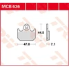 Image de TRW MCB636 Jeu de plaquettes de frein