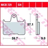 Image de TRW MCB729 Jeu de plaquettes de frein