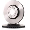 Image de TRW DF6072 Disque de frein Essieu avant, ventilé, peint
