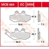 Image de TRW MCB664EC Jeu de plaquettes de frein