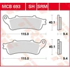 Image de TRW MCB693SRM Jeu de plaquettes de frein
