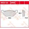 Image de TRW MCB722SRM Jeu de plaquettes de frein