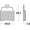 Image de TRW MCB732SRM Jeu de plaquettes de frein