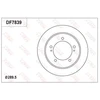 Image de TRW DF7839 Disque de frein plein, peint