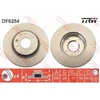 Image de TRW DF6254 Disque de frein ventilé, peint