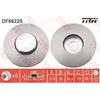 Image de TRW DF6623S Disque de frein SPS disque de frein à deux pièces, à haute teneur en carbone