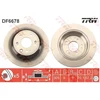 Image de TRW DF6678 Disque de frein plein, peint