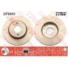 Image de TRW DF6693 Disque de frein ventilé, peint