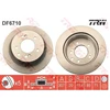 Image de TRW DF6710 Disque de frein ventilé, peint