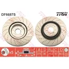 Image de TRW DF6687S Disque de frein SPS perforé/ventilé de l'intérieur, peint
