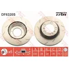 Image de TRW DF6320S Disque de frein SPS rainuré/perforé, peint, à haute teneur en carbone