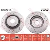 Image de TRW DF6741S Disque de frein TRW SINGLE perforé/ventilé de l'intérieur, peint