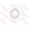 Image de TRW DF6711 Disque de frein Plein, peint