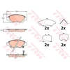 Image de TRW GDB3643 Jeu de plaquettes de frein avec indicateur d'usure, avec accessoires